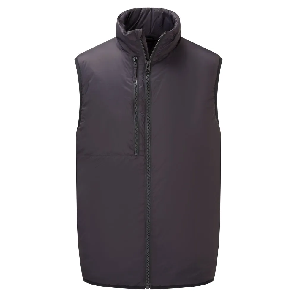 WX2 Eco geïsoleerde bodywarmer Zwart voorkant