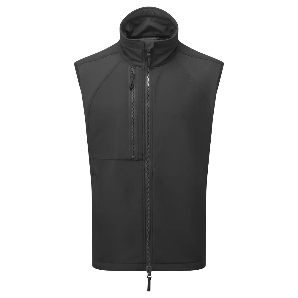 WX2 Eco Softshell Bodywarmer 2 (L) Zwart voorkant