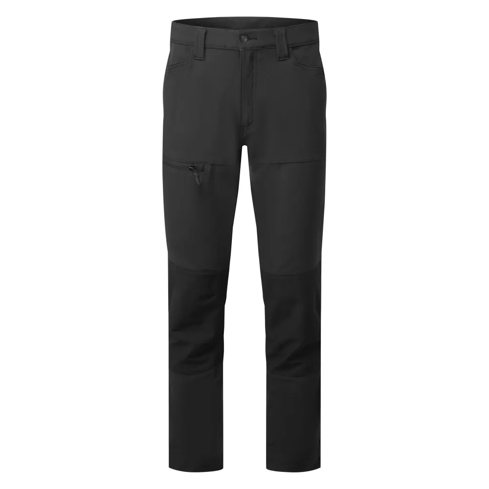 WX2 Stretch Werkbroek Zwart voorkant
