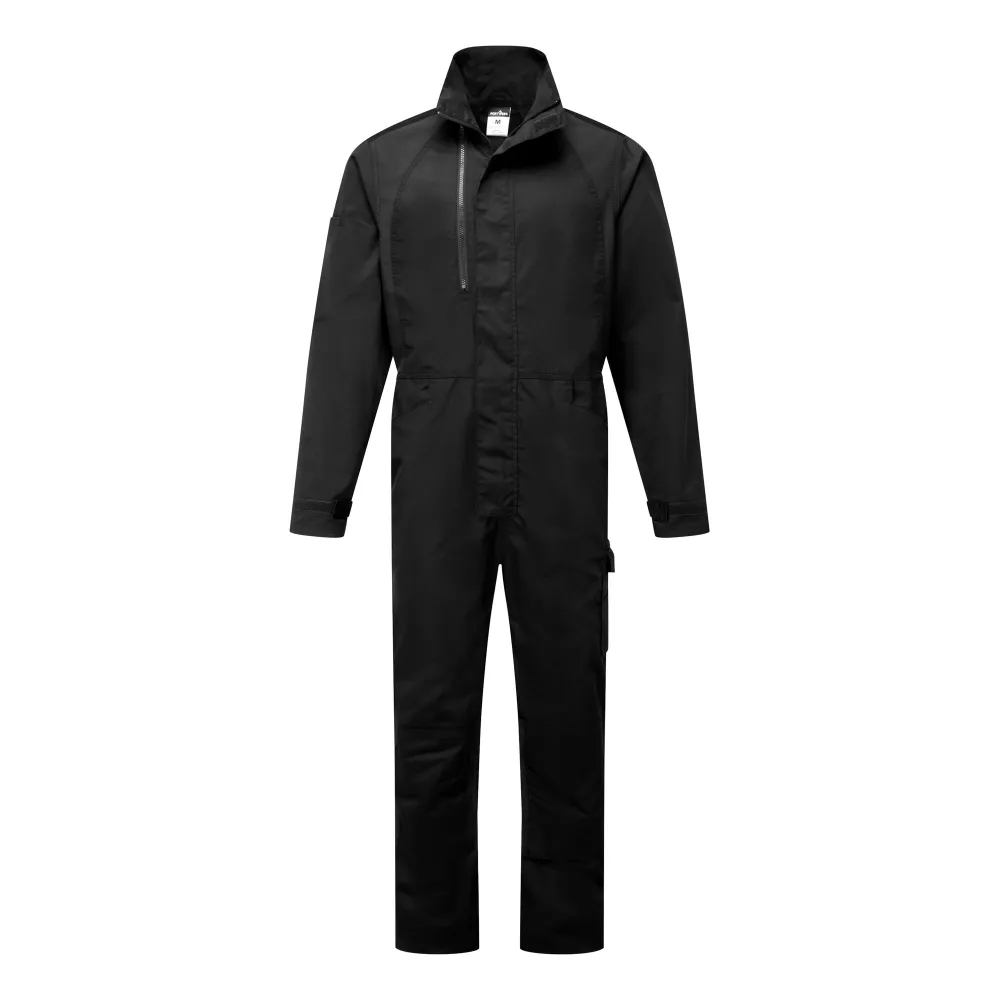 WX2 Eco Stretch Overall Zwart voorkant