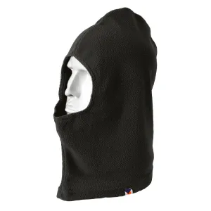 Fleece Bivakmuts Zwart voorkant