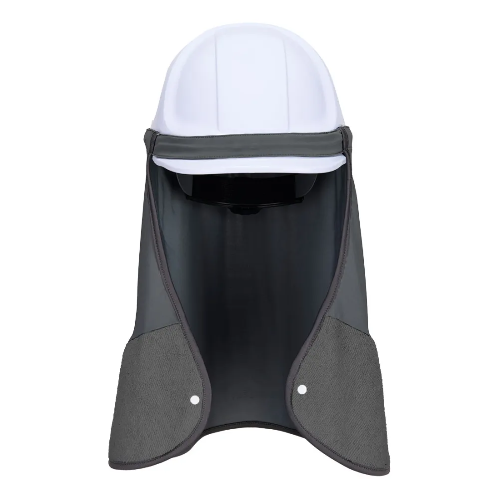 Helm nekschaduw koeling Leisteen grijs voorkant