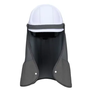 Helm nekschaduw koeling Leisteen grijs voorkant
