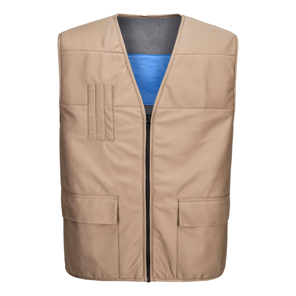 Koelvest Khaki voorkant
