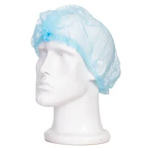 Haarnet met metaal detectie (Pk 2800) Blauw voorkant