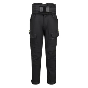 DX4 Werkbroek met rugsteun Zwart voorkant