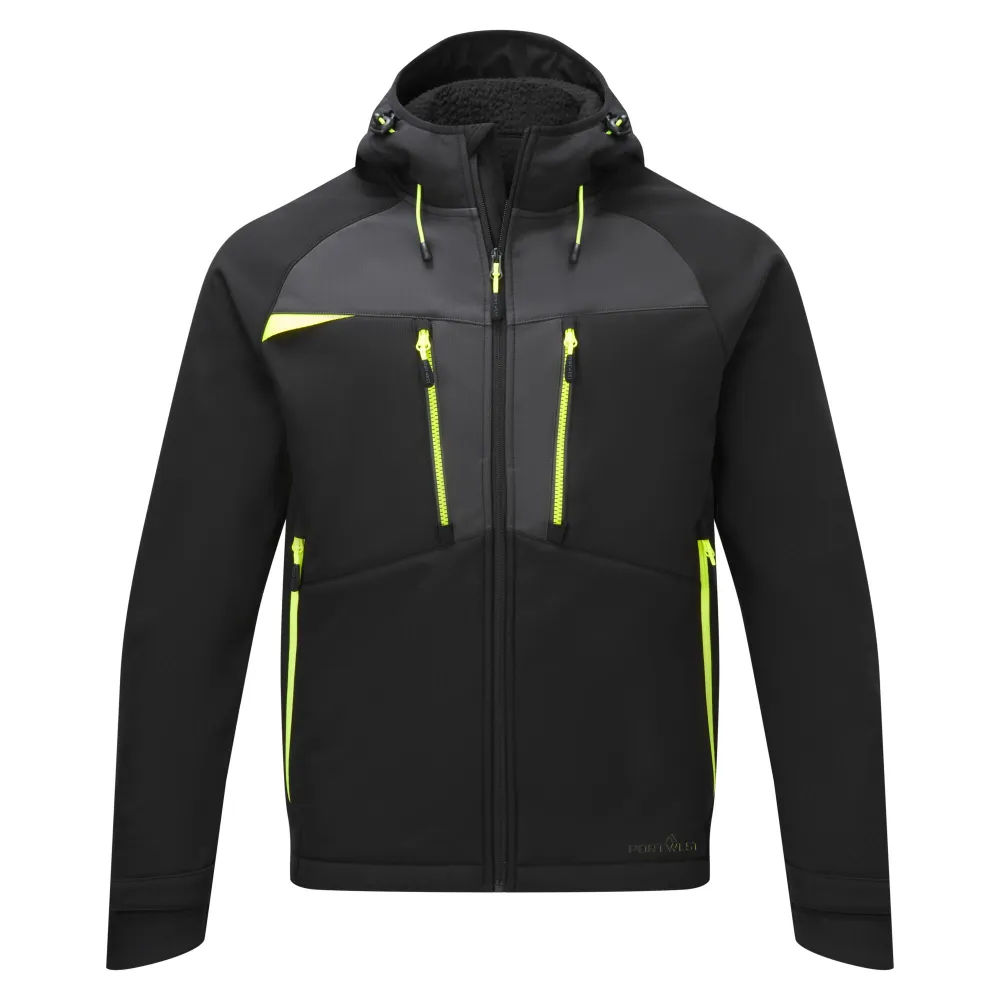 DX4 Winter Softshell (3L) Zwart voorkant