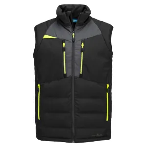 DX4 gevoerde Bodywarmer Zwart voorkant