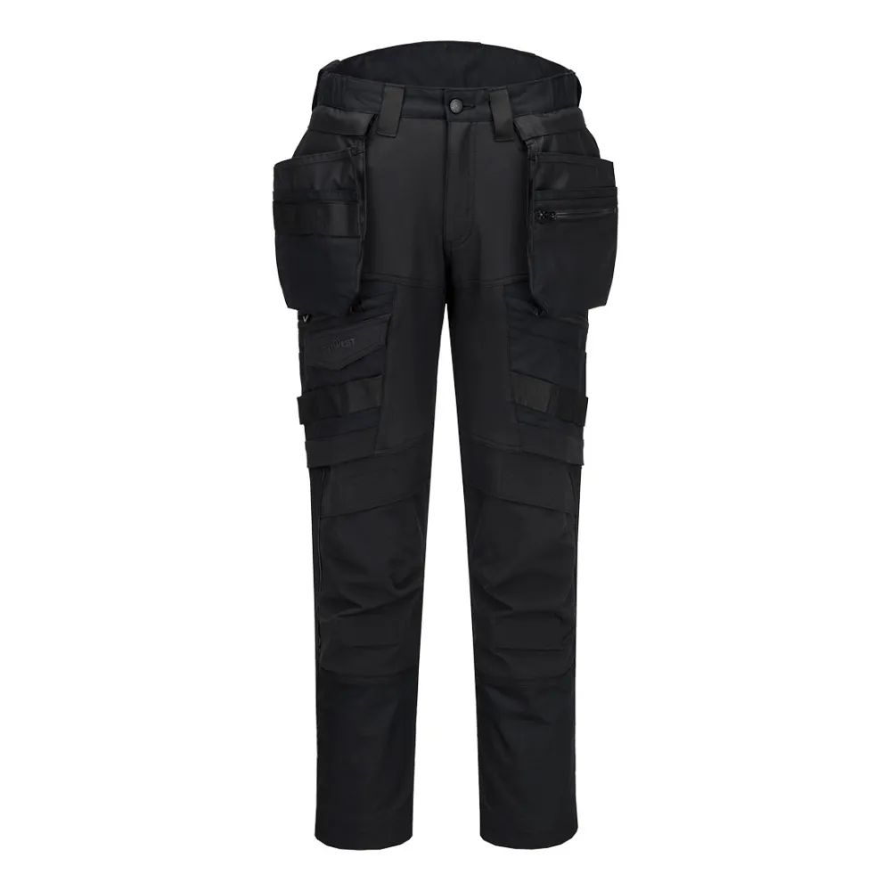 DX4 Broek met afneembare holsterzakken Zwart voorkant