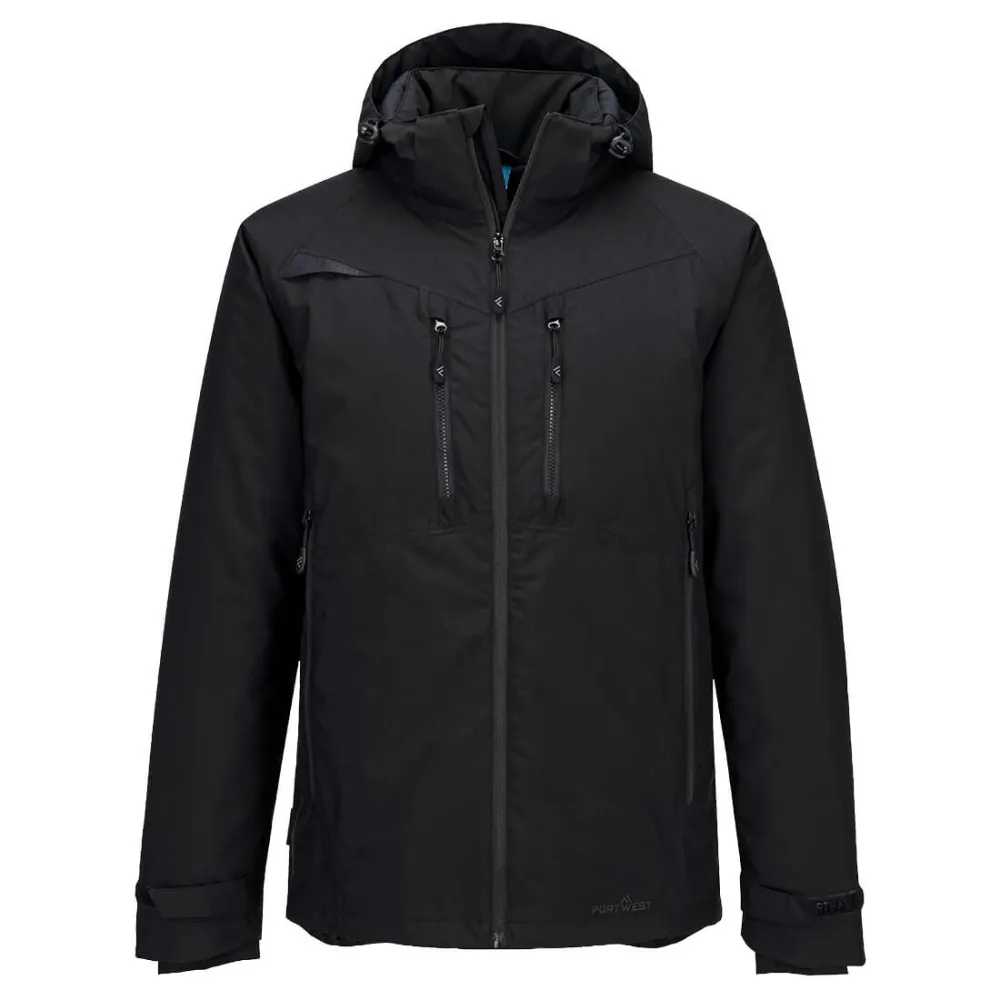 DX4 Winterjas Zwart voorkant