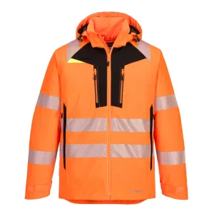 DX4 Hi-Vis winterjack Oranje/zwart voorkant