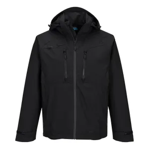 DX4 Regenjack Zwart voorkant