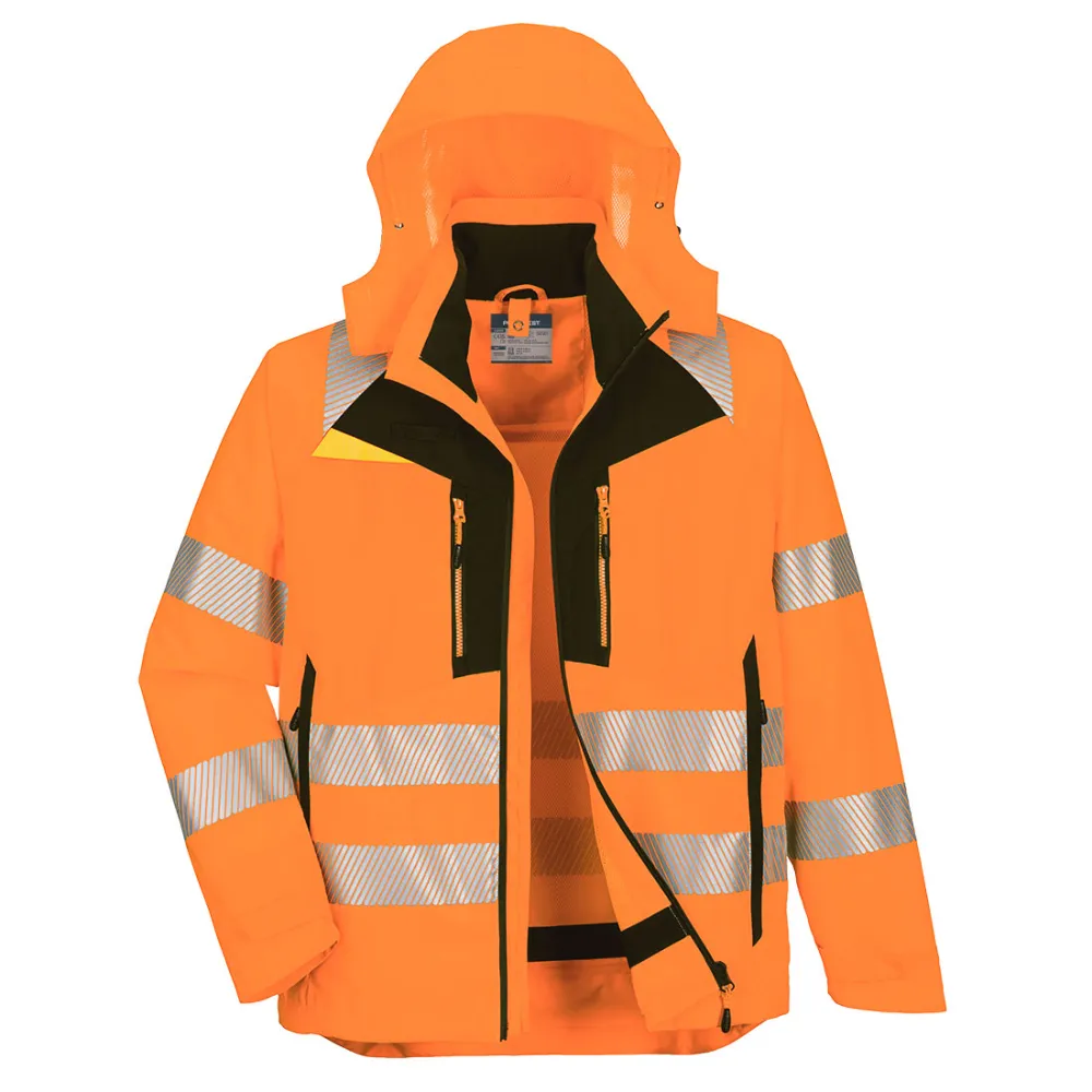 DX4 Hi-Vis 4-in-1 Jack Oranje/zwart voorkant