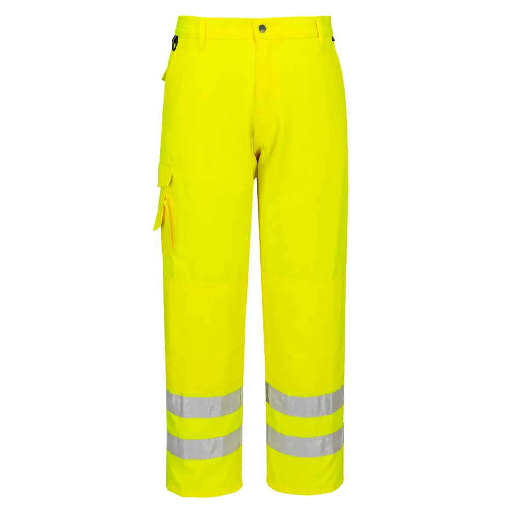 Hi-Vis combatbroek Geel voorkant