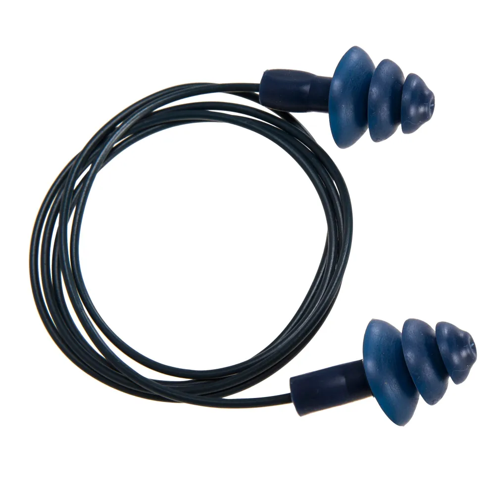 Detecteerbaar Oordop met TPR koord (50 paar) Blauw voorkant
