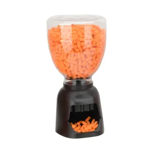 Oordop Dispenser Zwart voorkant