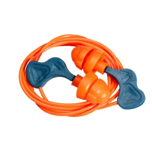Easy Fit TPR oordopjes met koord (50 paar) Oranje voorkant