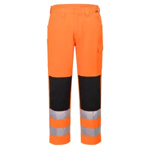 ES1 Essential Hi-Vis Werkbroek Oranje voorkant