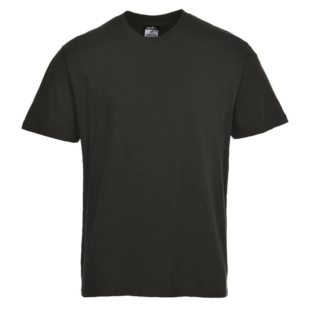 ES1 Essential Hi-Vis T-shirt korte mouw Zwart voorkant