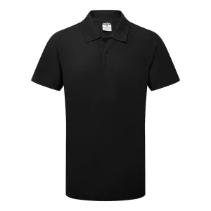 ES1 Essential Polo-Shirt K/M Zwart voorkant