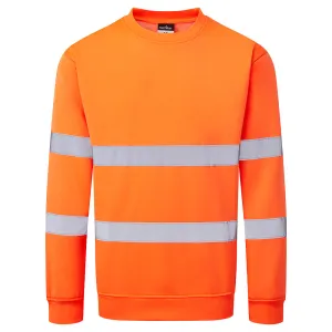 ES1 Essential Hi-Vis Sweatshirt Oranje voorkant