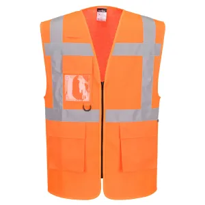 ES1 Essential Hi-Vis Mesh Executive Hesje Oranje voorkant