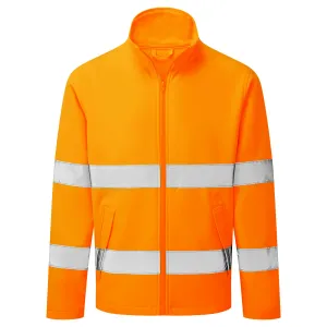 ES1 Essential Hi-Vis Softshell Jas (2L) Oranje voorkant
