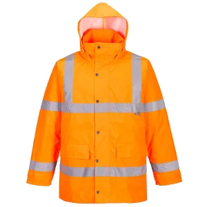 Essential Hi-Vis Winterjack Oranje voorkant
