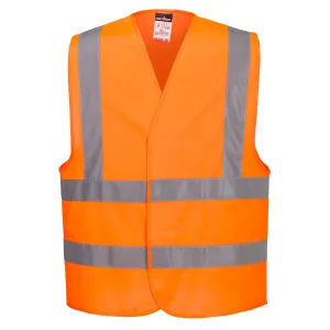 ES1 Essential Hi-Vis Band en Bretels Hesje Oranje voorkant
