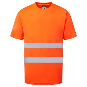 ES1 Essential Hi-Vis T-shirt K/M Oranje voorkant