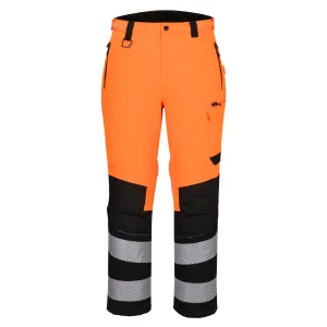 EV4 Hi-Vis Expeditiebroek Oranje/zwart voorkant