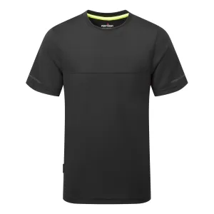 EV4 lichtgewicht T-shirt Korte Mouw Zwart voorkant