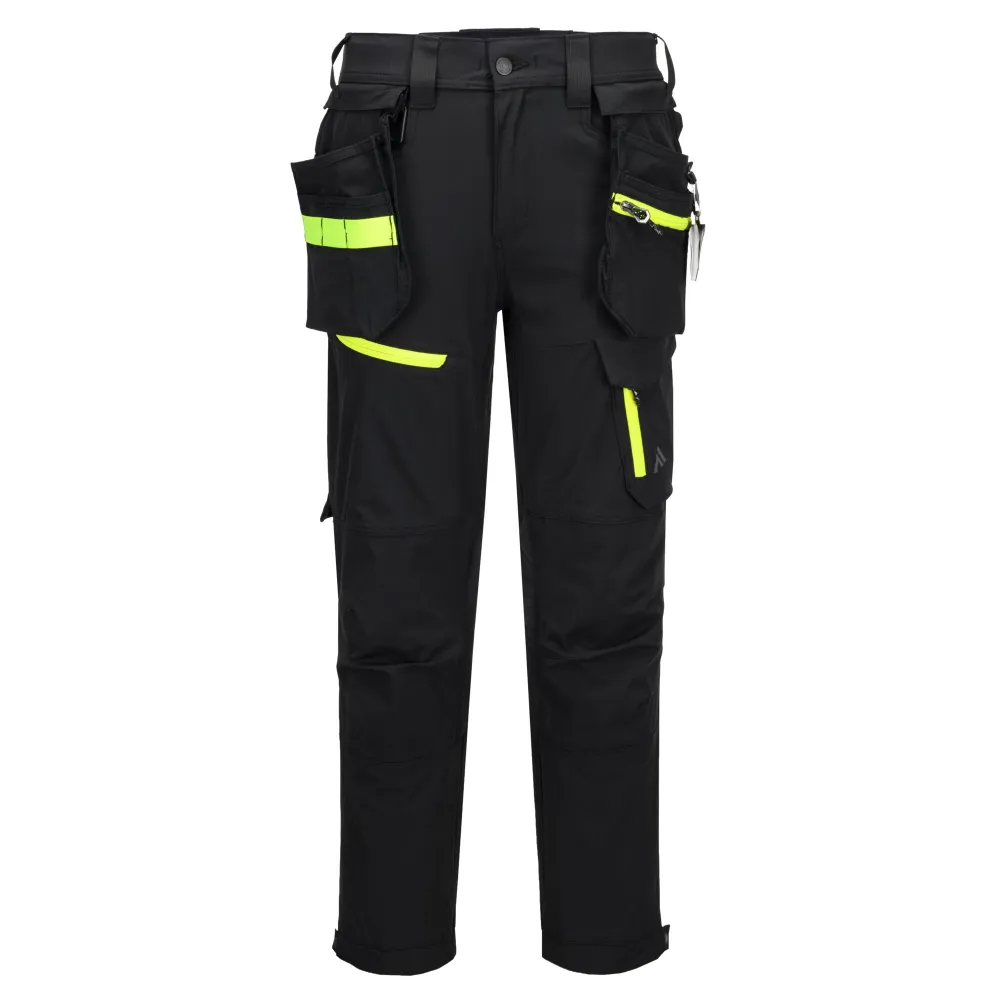 EV4 Broek met holsterzakken Zwart voorkant