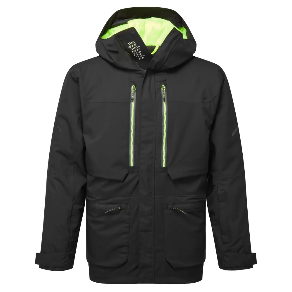EV4 Winter Parka Zwart voorkant