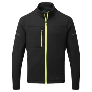 EV4 Technisch Fleecejack Zwart voorkant