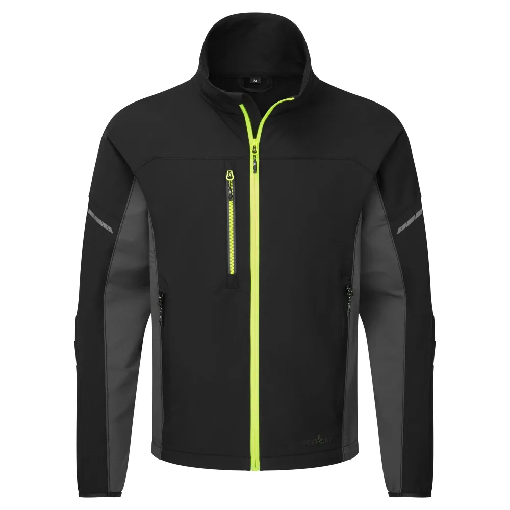 EV4 Stretch Werkjack Zwart voorkant