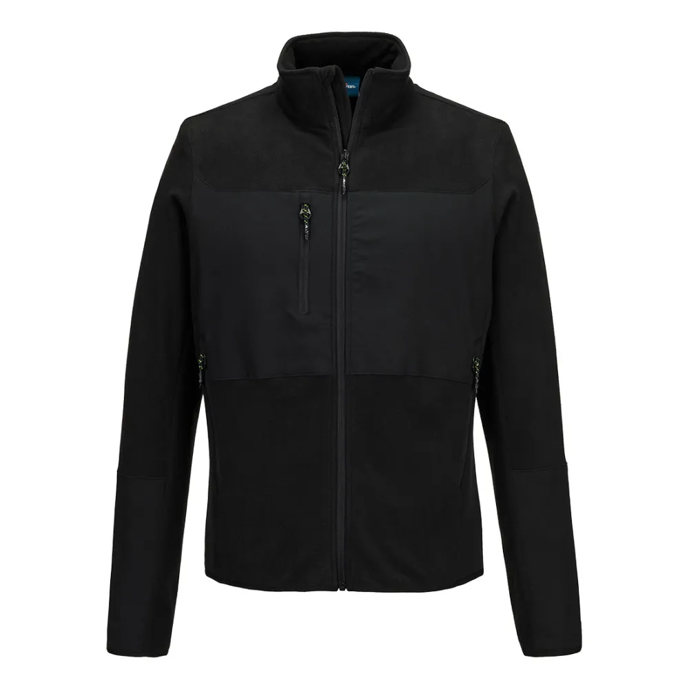 EV4 Stretch Fleece Zwart voorkant