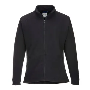 Aran Fleece Dames Zwart voorkant