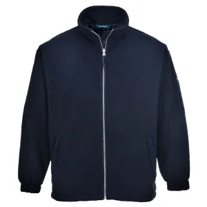 Windbestendige Fleece Marine voorkant