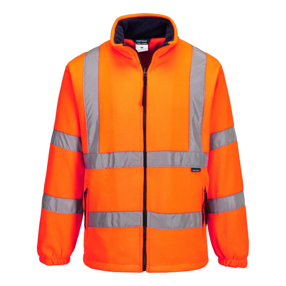 Hi-Vis Fleece Oranje voorkant