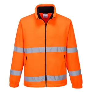 Hi-Vis Windbreker Fleece Oranje voorkant