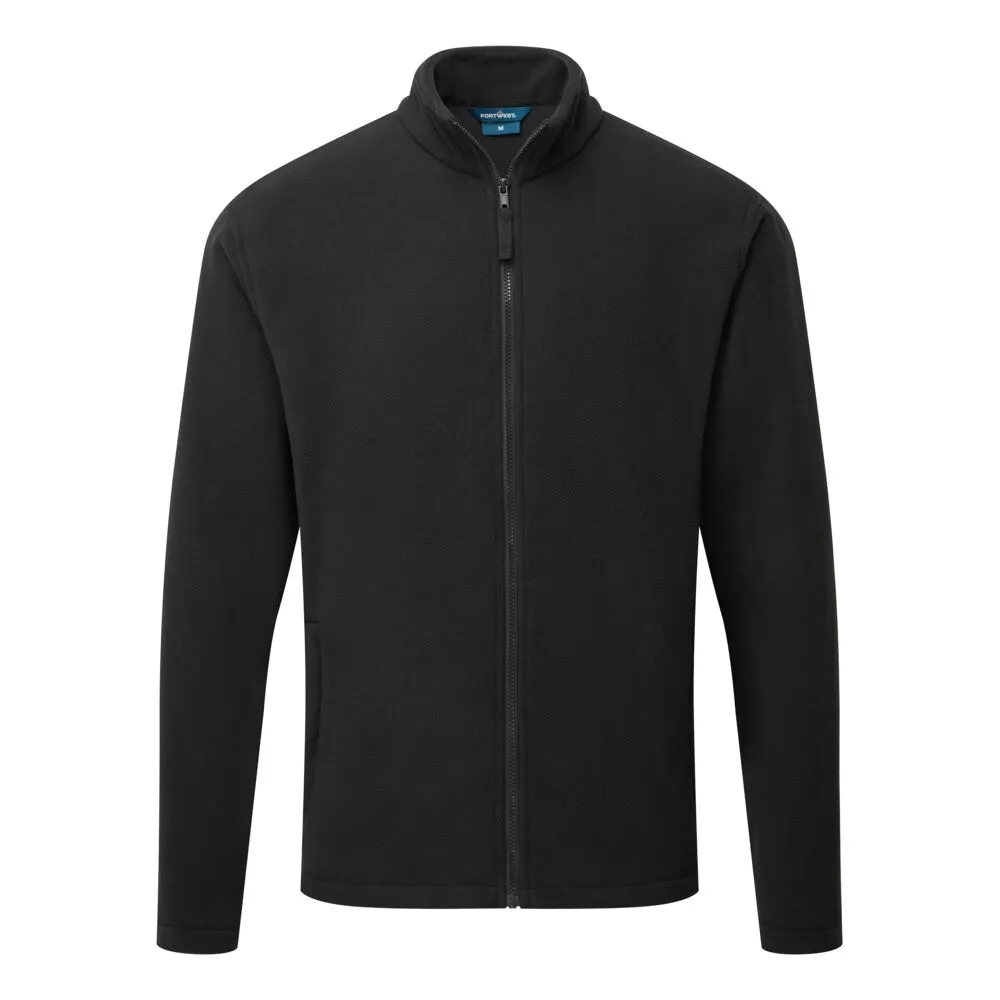 Eco Fleece Zwart voorkant