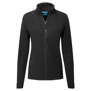 Dames Eco Fleece Zwart voorkant