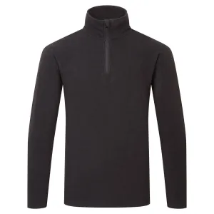 Eco Pullover Fleece Zwart voorkant
