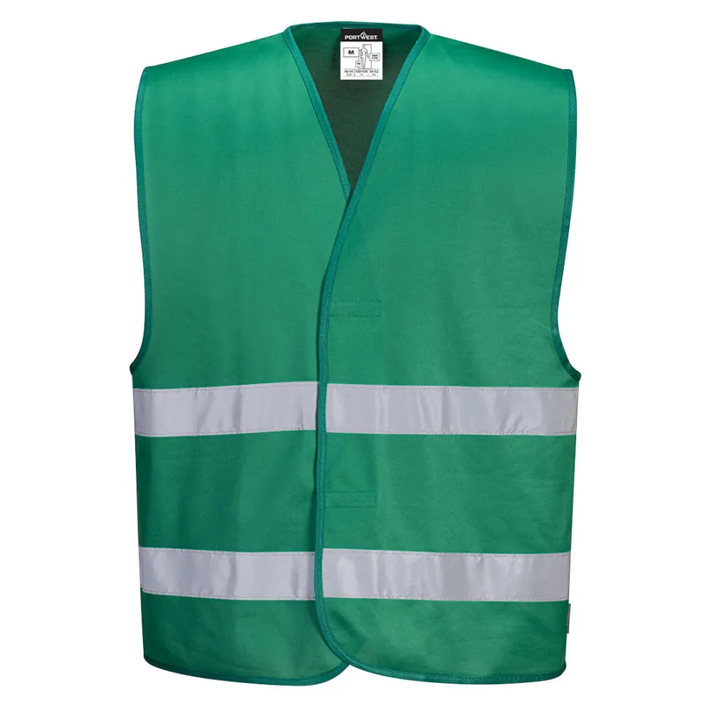 Iona Vest Flessengroen voorkant