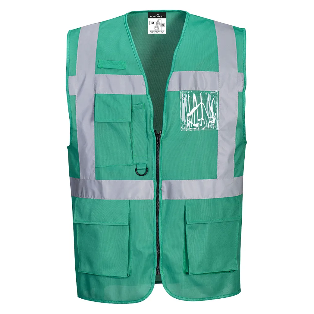Iona Executive Vest Flessengroen voorkant