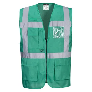 Iona Executive Vest Flessengroen voorkant