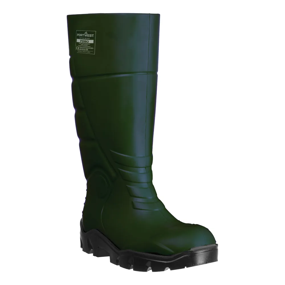 PU laars (Non Safety) O4 CI FO Groen voorkant