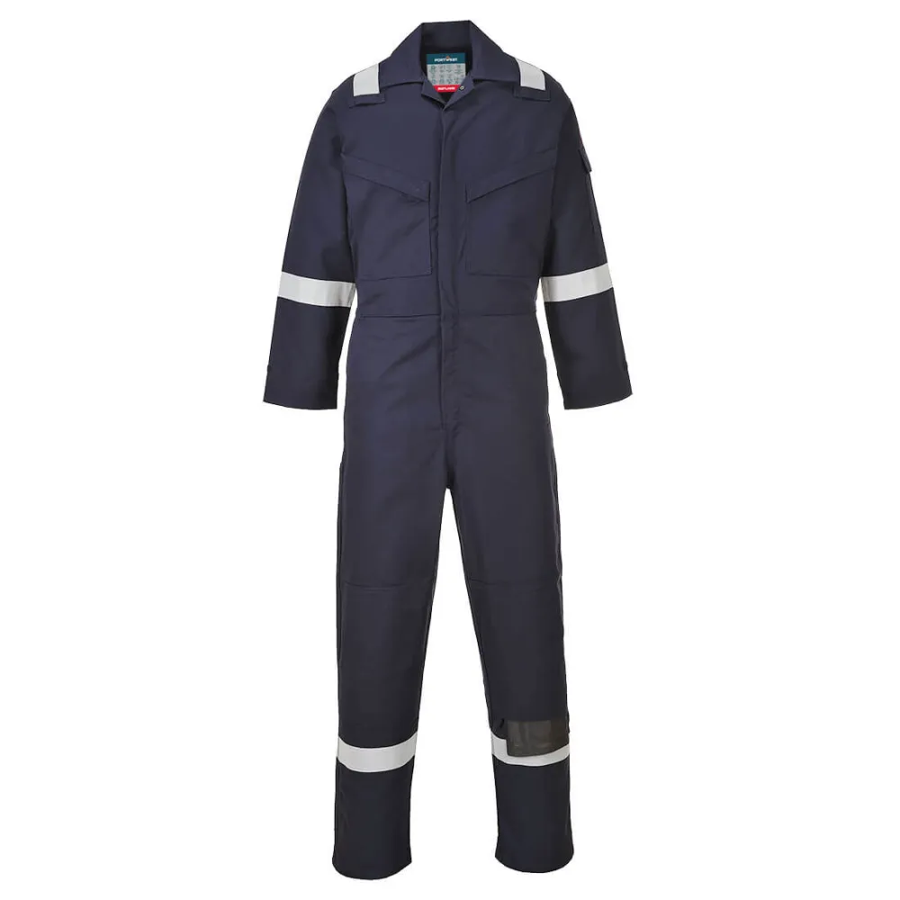 Bizflame Vlamvertragende Antistatische Overall Donker marine voorkant