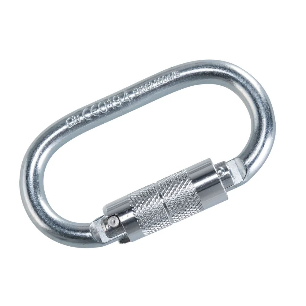 Twist Lock karabijnhaak Zilver voorkant